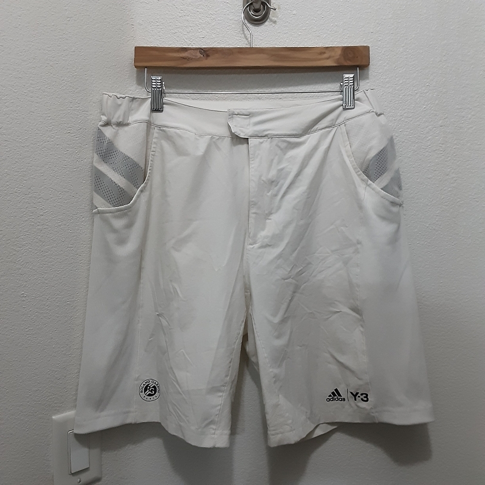 Adidas Y-3 Yohji Yamamoto Roland Garros Paris Athletic Shorts Unlined